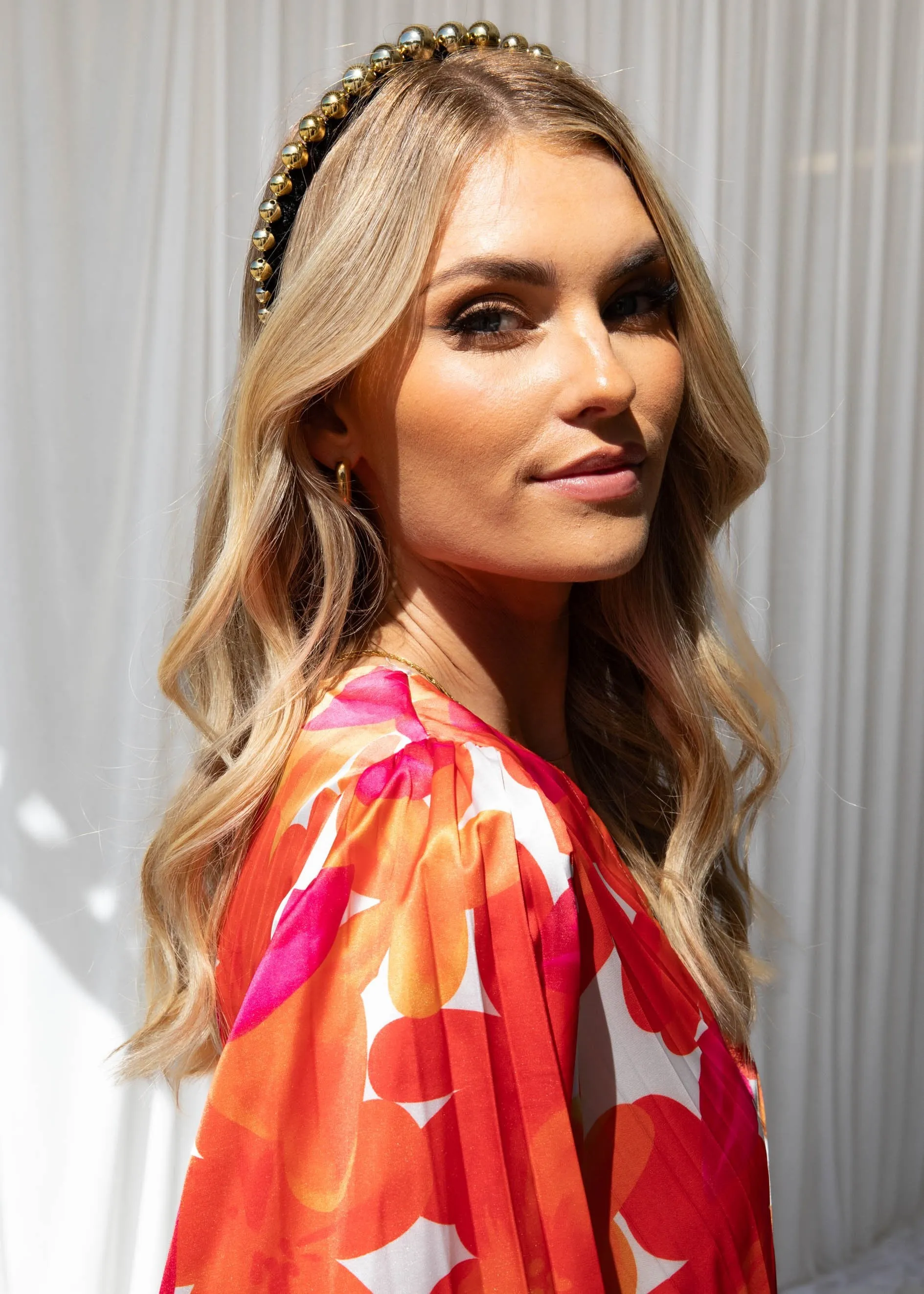 Adya Headband - Gold sold by Gingham & Heels product image thumbnail 4