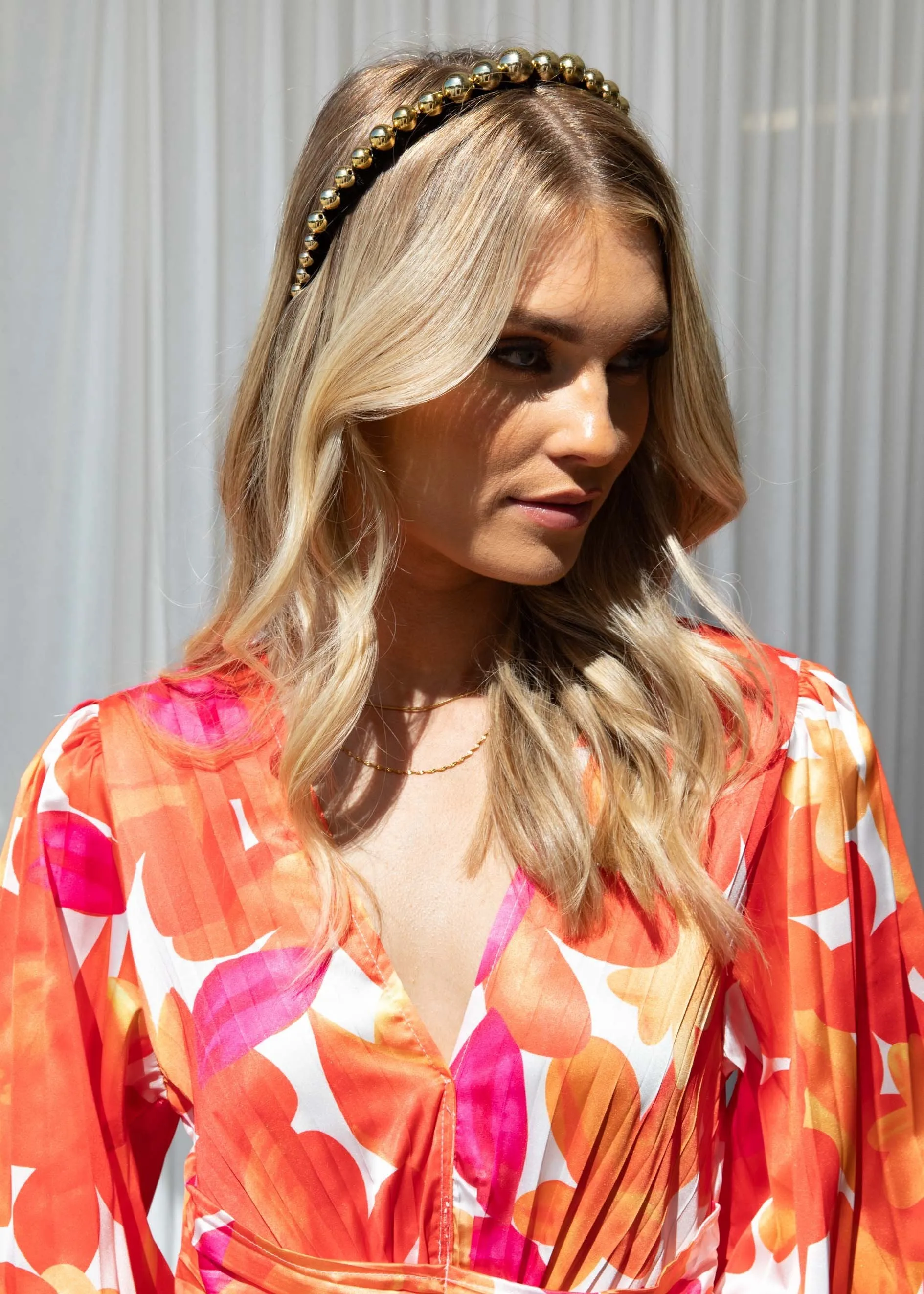 Adya Headband - Gold sold by Gingham & Heels product image thumbnail 5