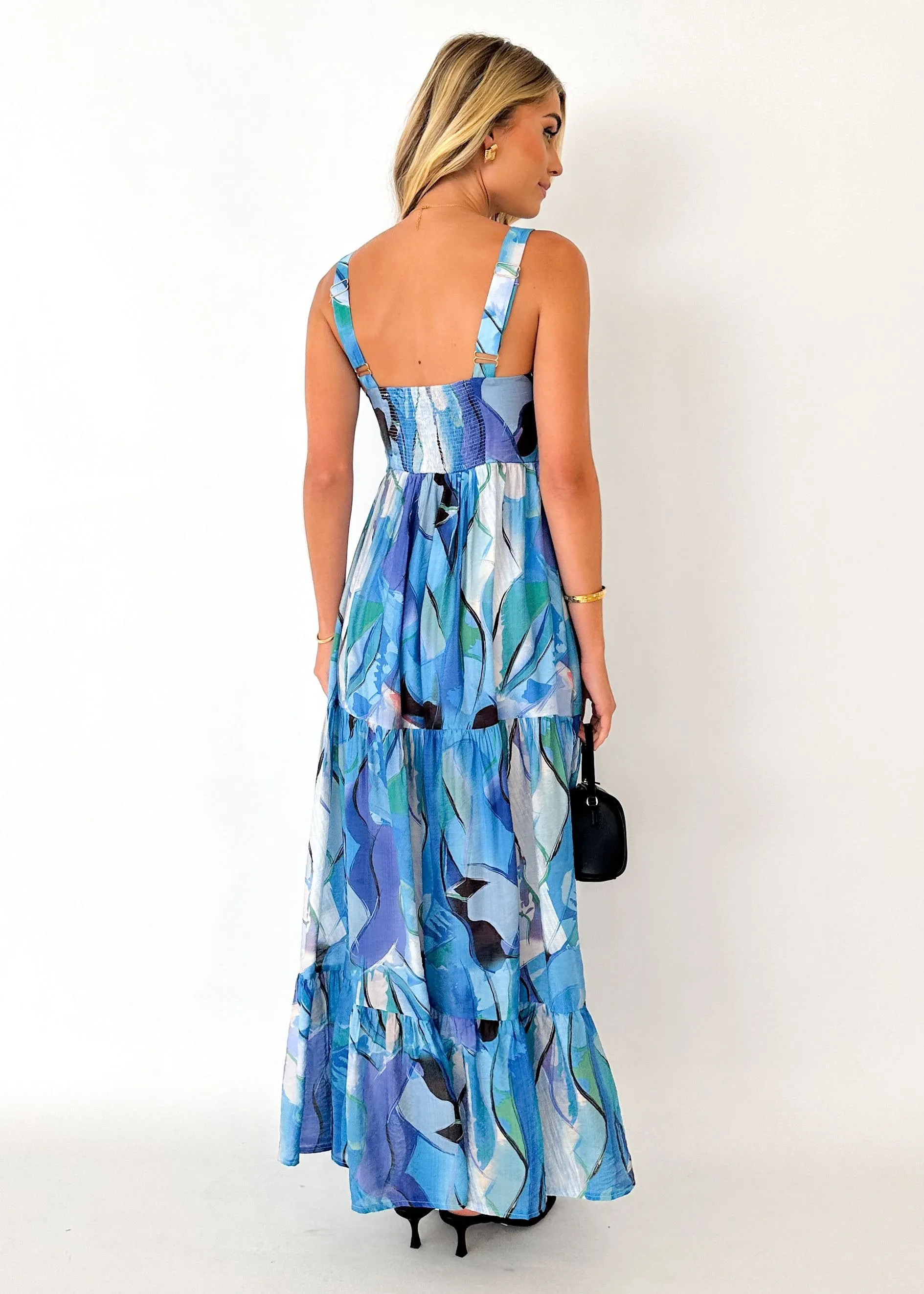 Velilah Maxi Dress - Blue Mirage sold by Gingham & Heels product image thumbnail 5