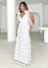 Celestial Midi Dress - Off White sold by Gingham & Heels