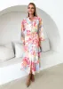 Anaisha Maxi Dress - Seaside Palm sold by Gingham & Heels