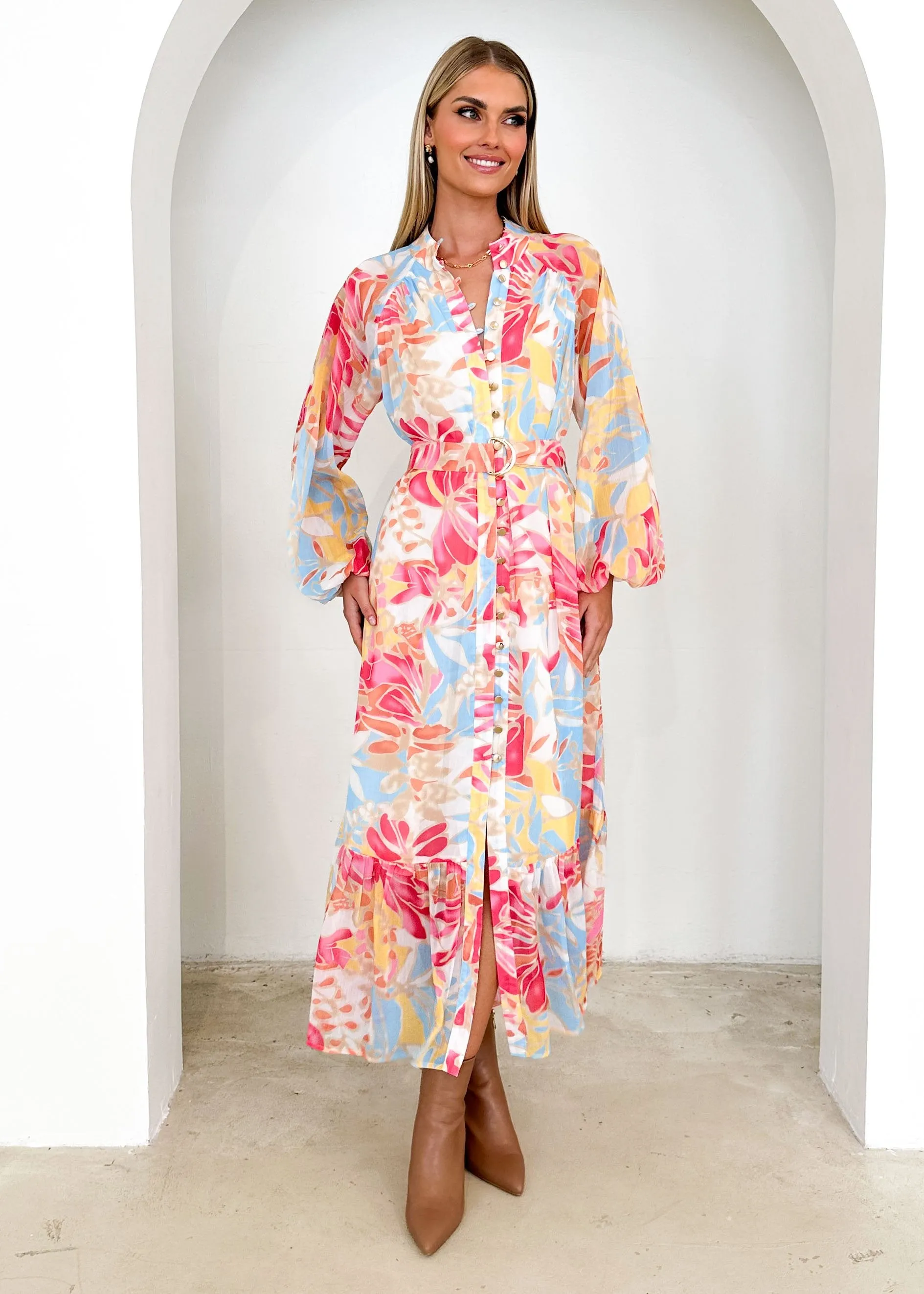 Anaisha Maxi Dress - Seaside Palm sold by Gingham & Heels product image thumbnail 5