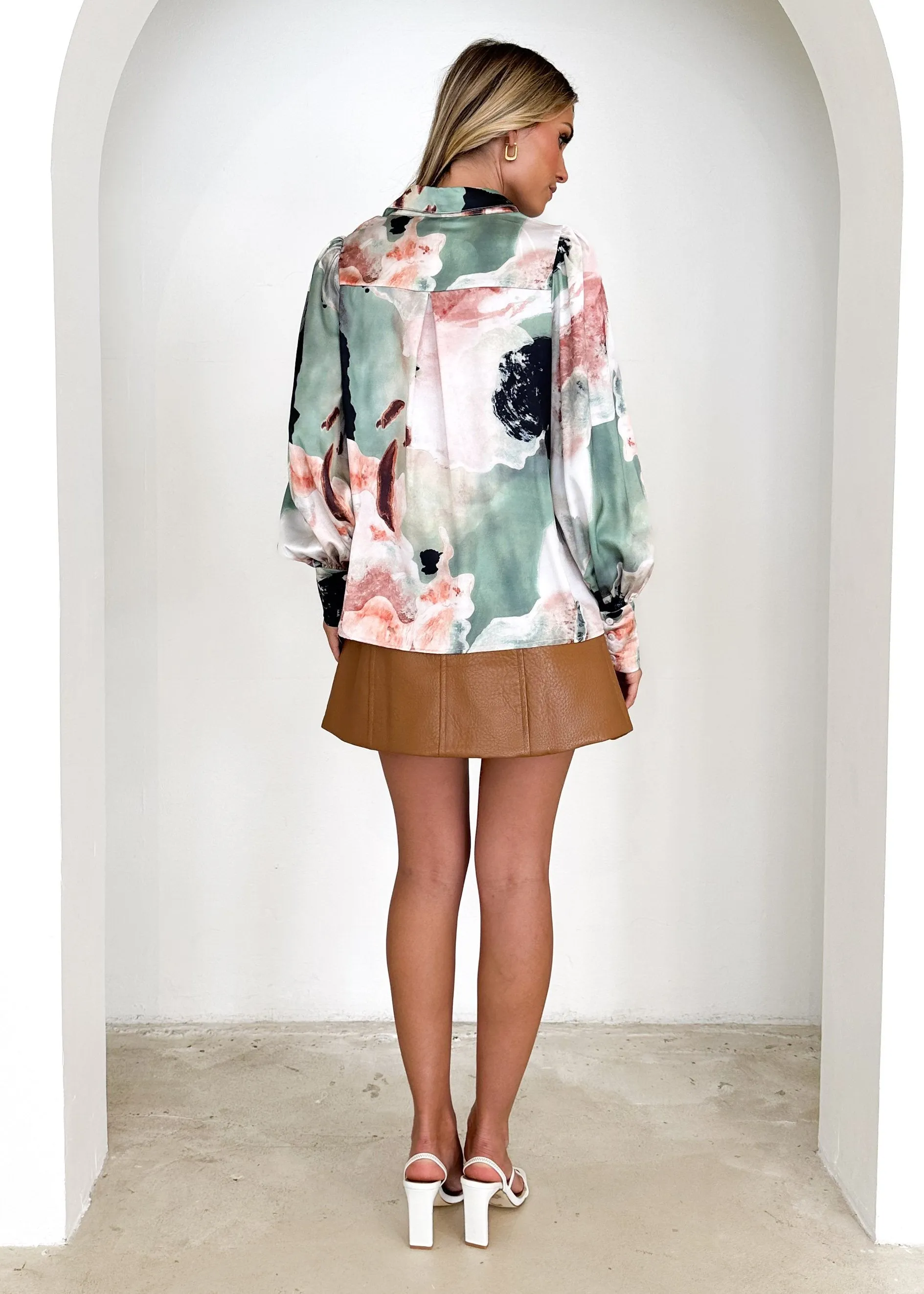 Pebla Shirt - Green Tie Dye sold by Gingham & Heels product image thumbnail 5