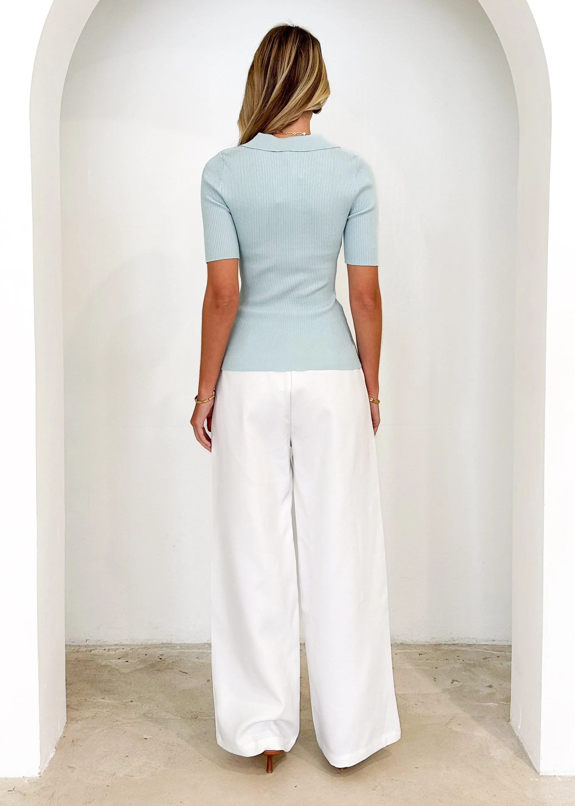 Tayman Knit Top - Seafoam sold by Gingham & Heels product image thumbnail 5