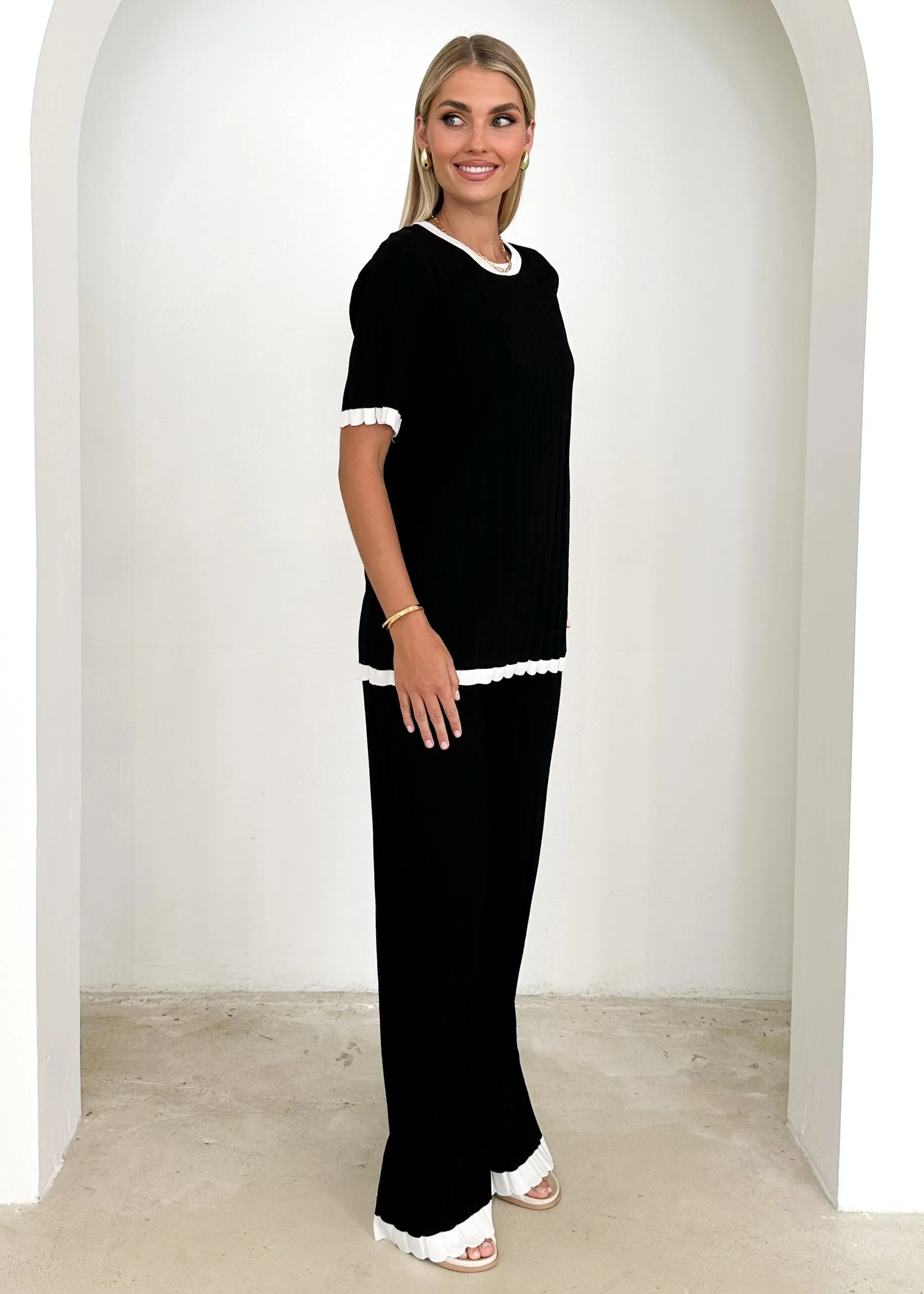 Tienna Knit Top - Black sold by Gingham & Heels product image thumbnail 5