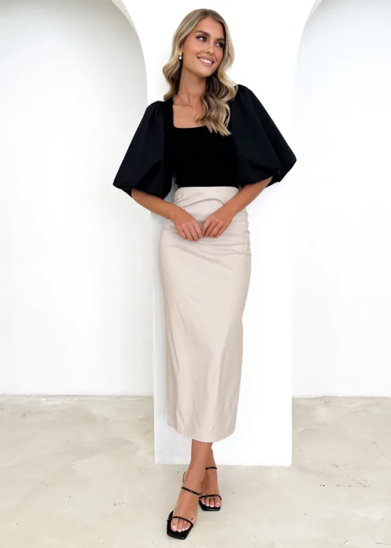 Eden Knit Top - Black sold by Gingham & Heels