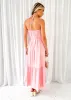 Ianna Halter Maxi Dress - Pink sold by Gingham & Heels