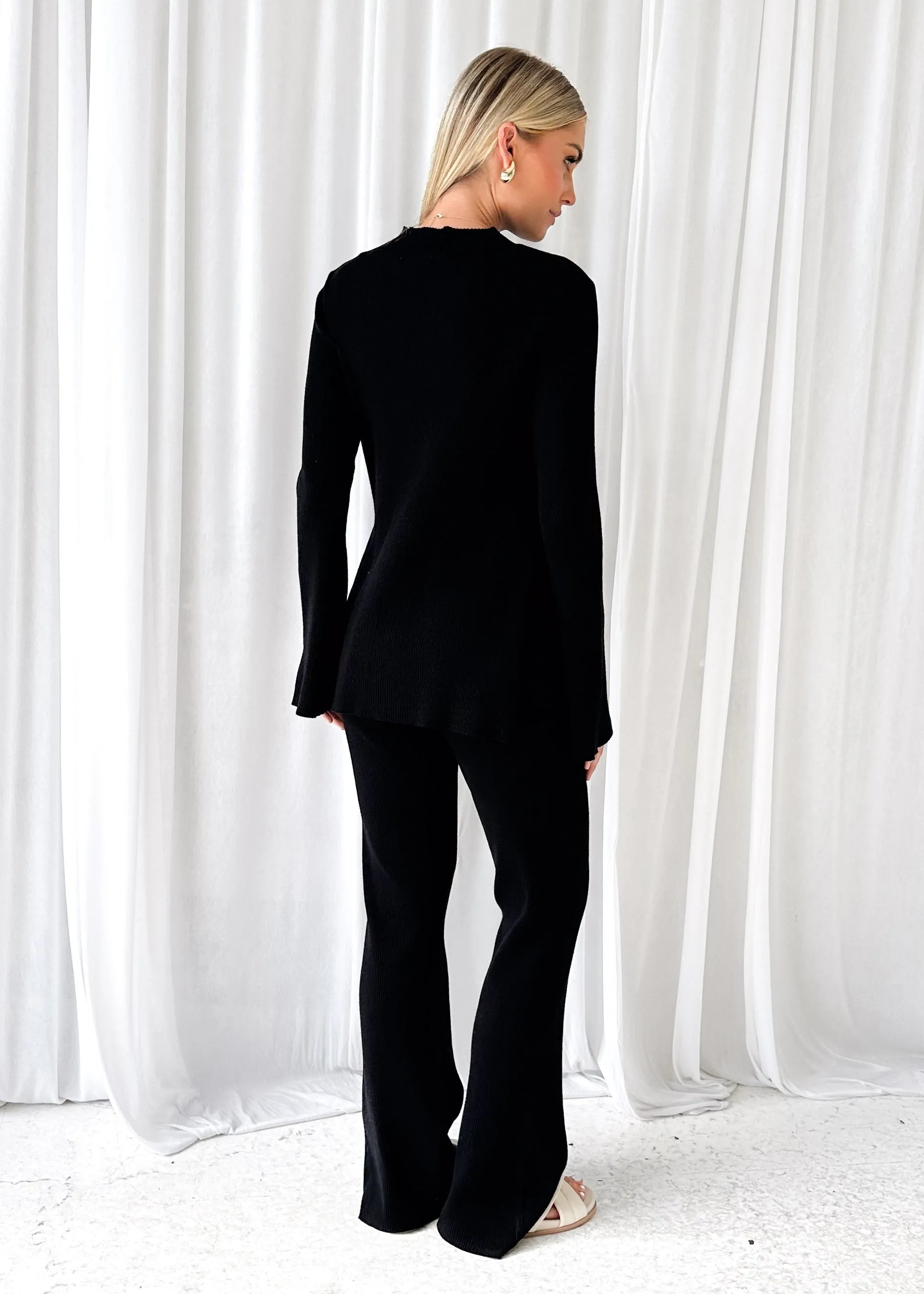 Riella Knit Top - Black sold by Gingham & Heels product image thumbnail 5