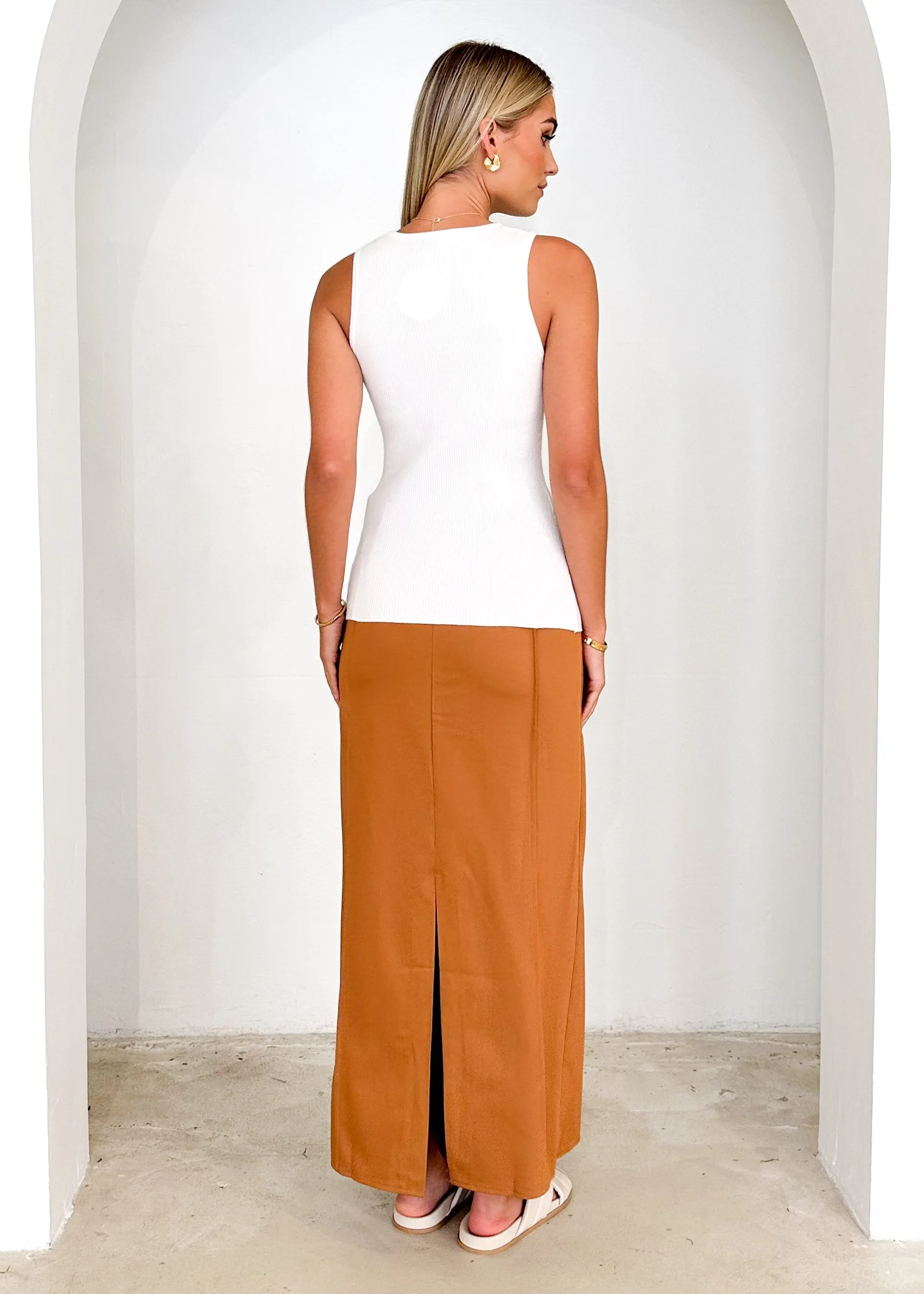 Haysa Knit Top - Off White sold by Gingham & Heels product image thumbnail 5