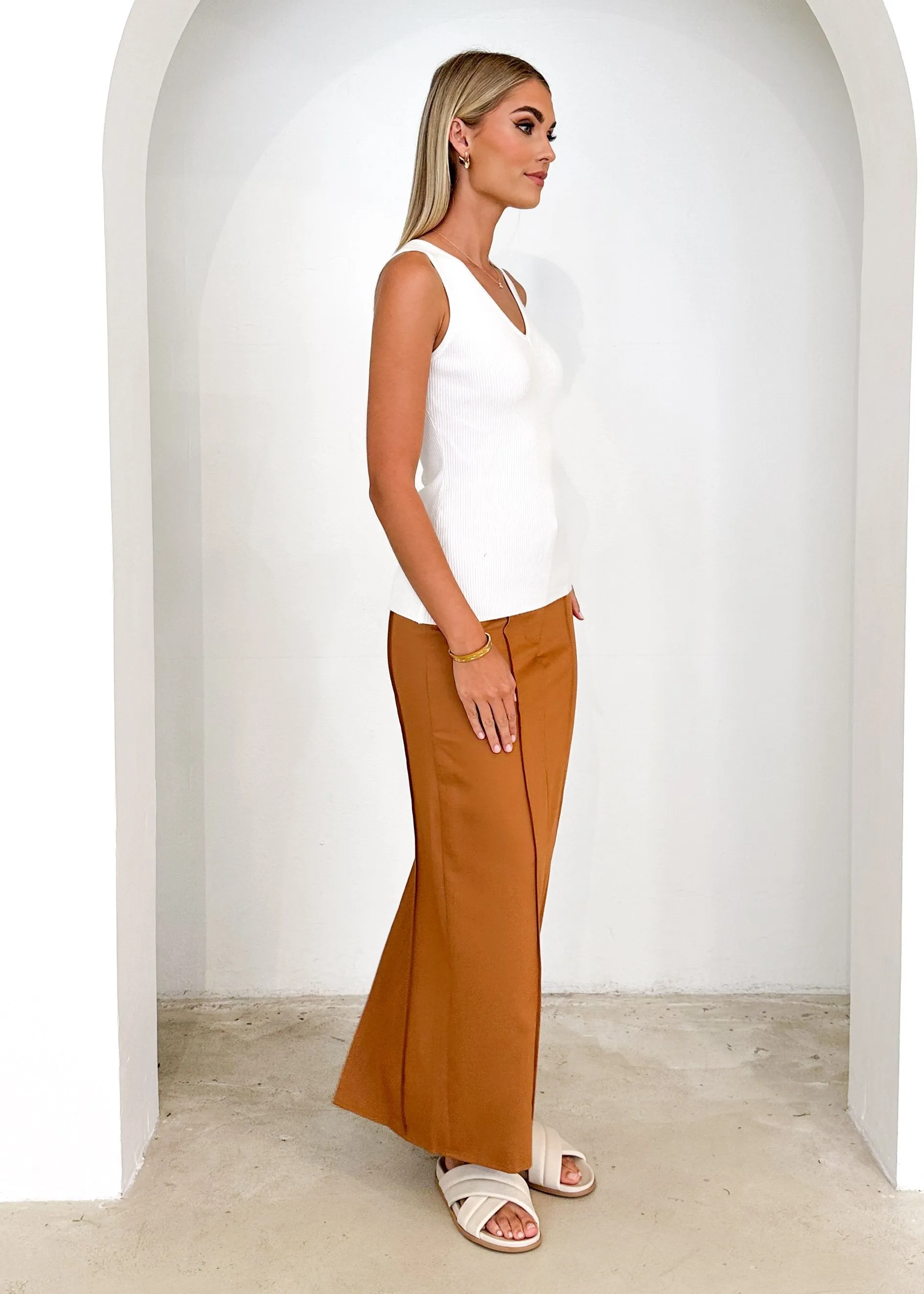 Haysa Knit Top - Off White sold by Gingham & Heels product image thumbnail 4