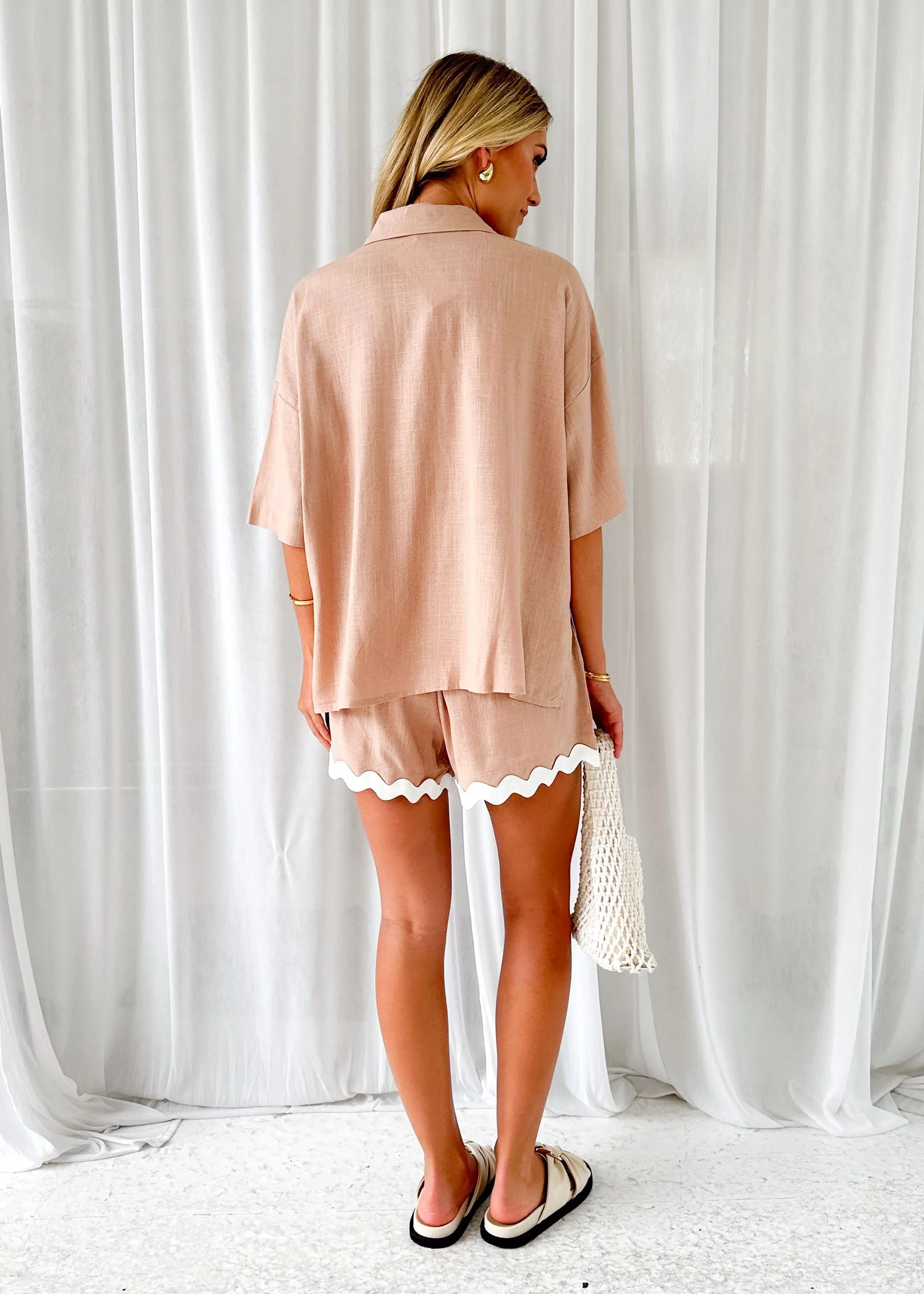 Amerro Shirt - Camel sold by Gingham & Heels product image thumbnail 5