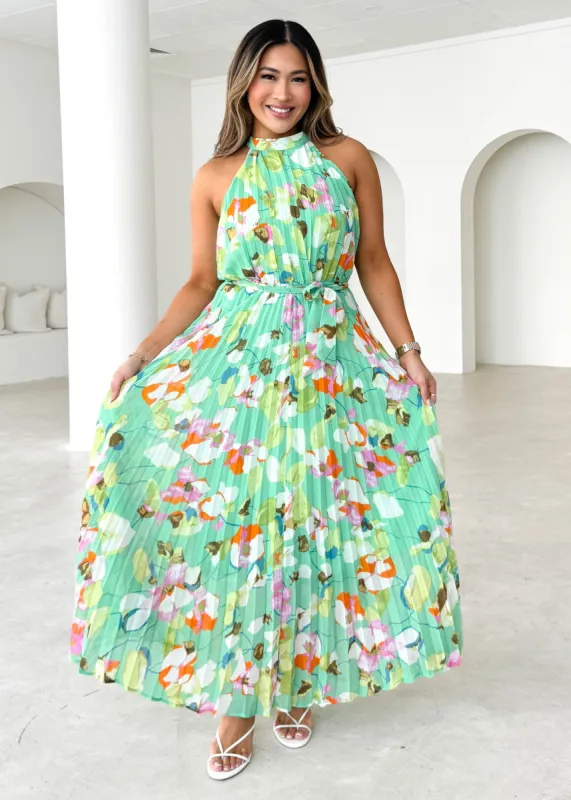 Sarra Midi Dress - Mint Delilah sold by Gingham & Heels