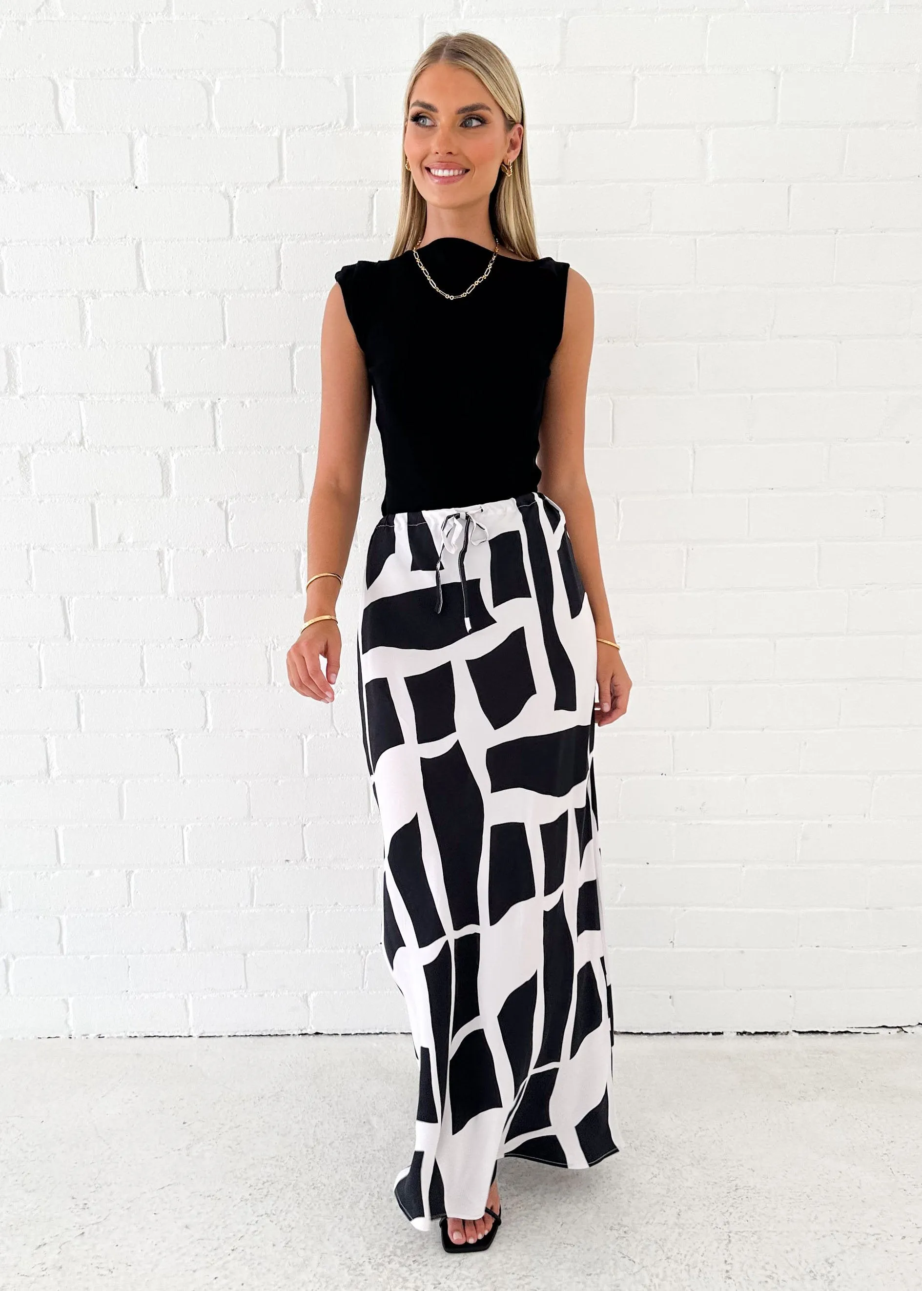 Pips Maxi Skirt - Cayenne sold by Gingham & Heels product image thumbnail 3