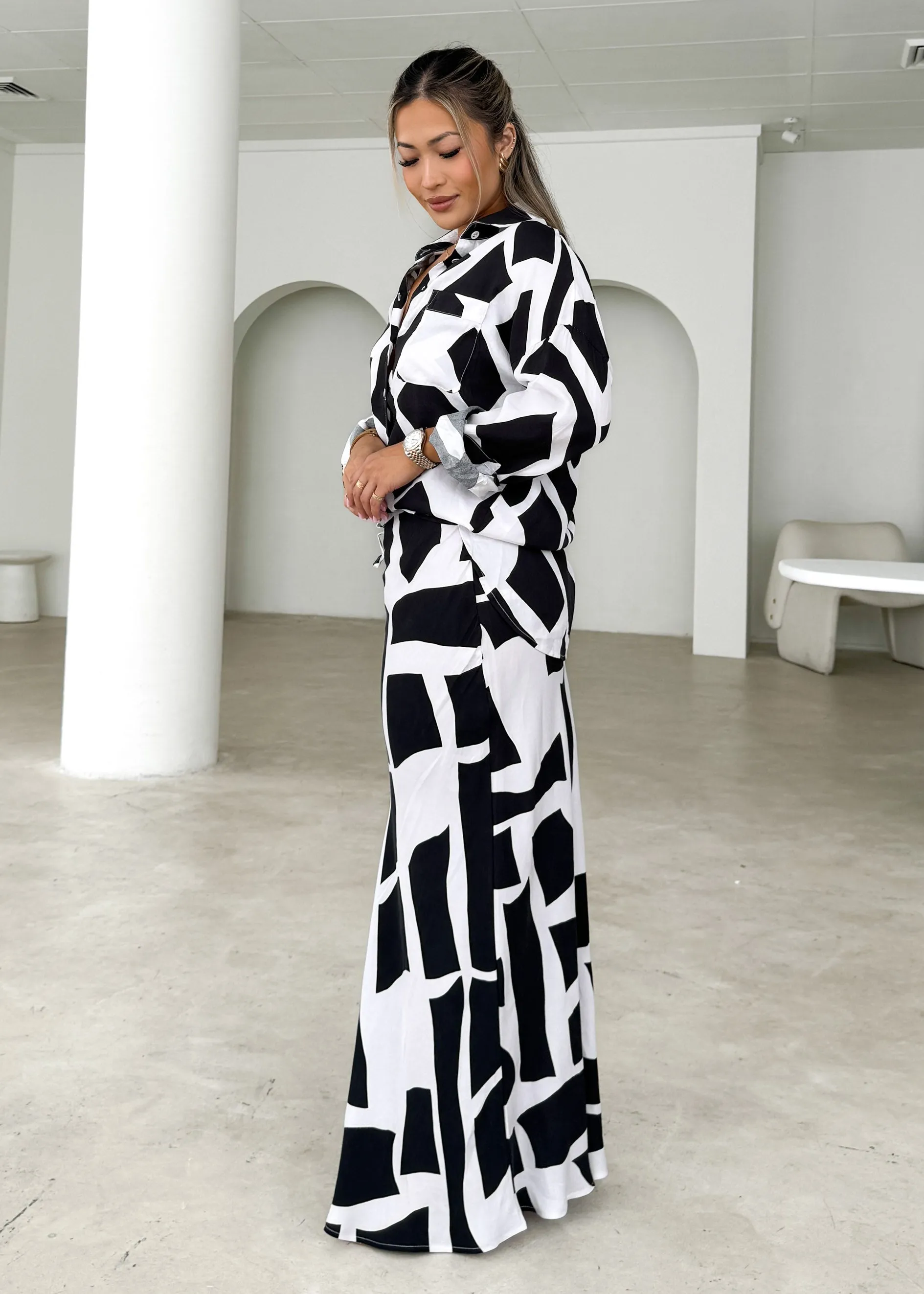 Pips Maxi Skirt - Cayenne sold by Gingham & Heels product image thumbnail 2