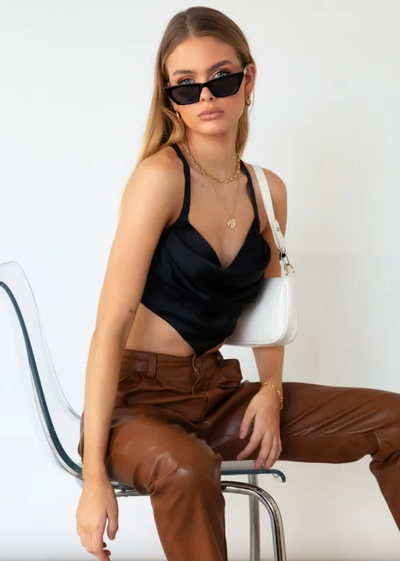 Elevating Love Crop - Black sold by Gingham & Heels