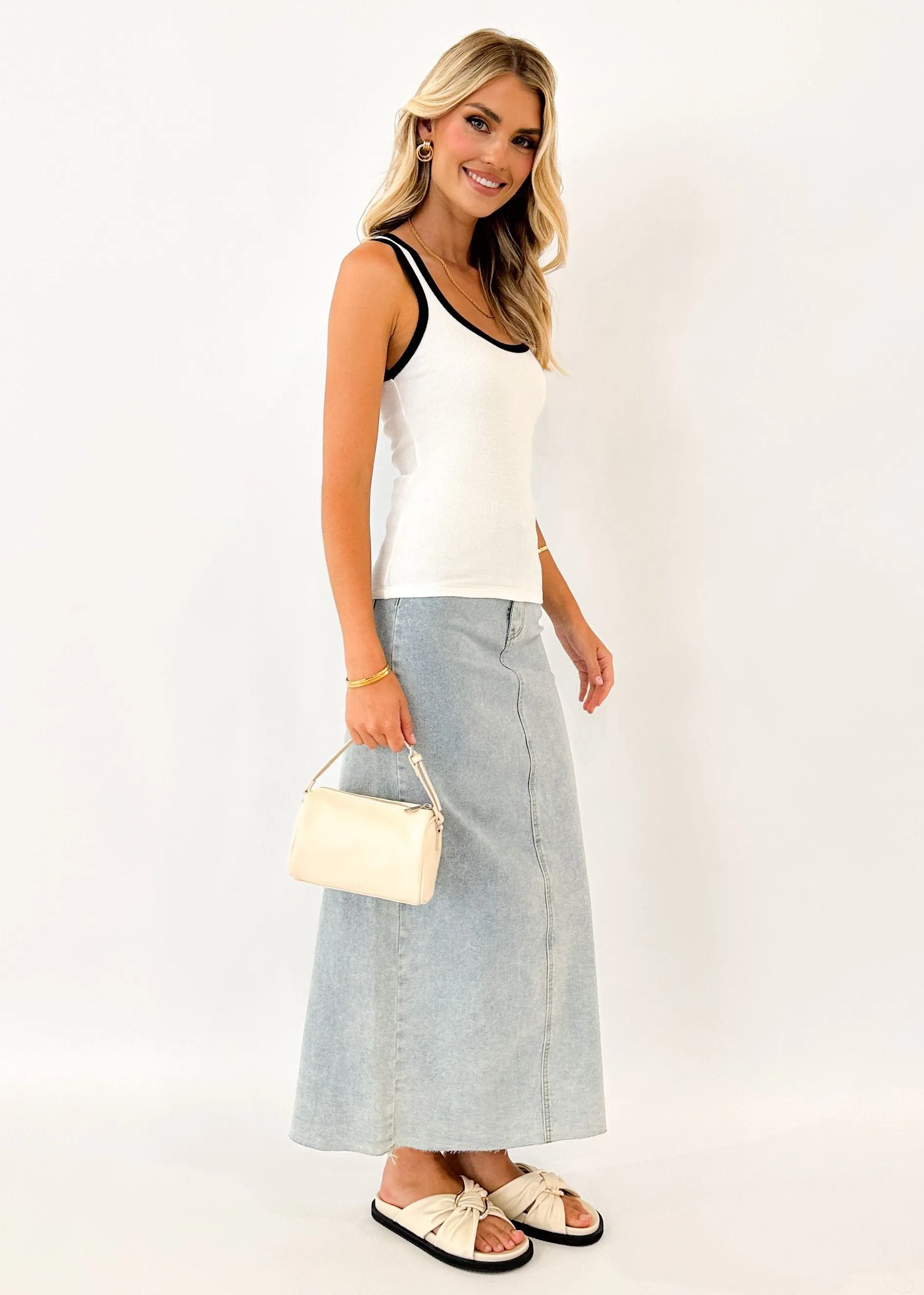 Tella Knit Top - Off White sold by Gingham & Heels product image thumbnail 5