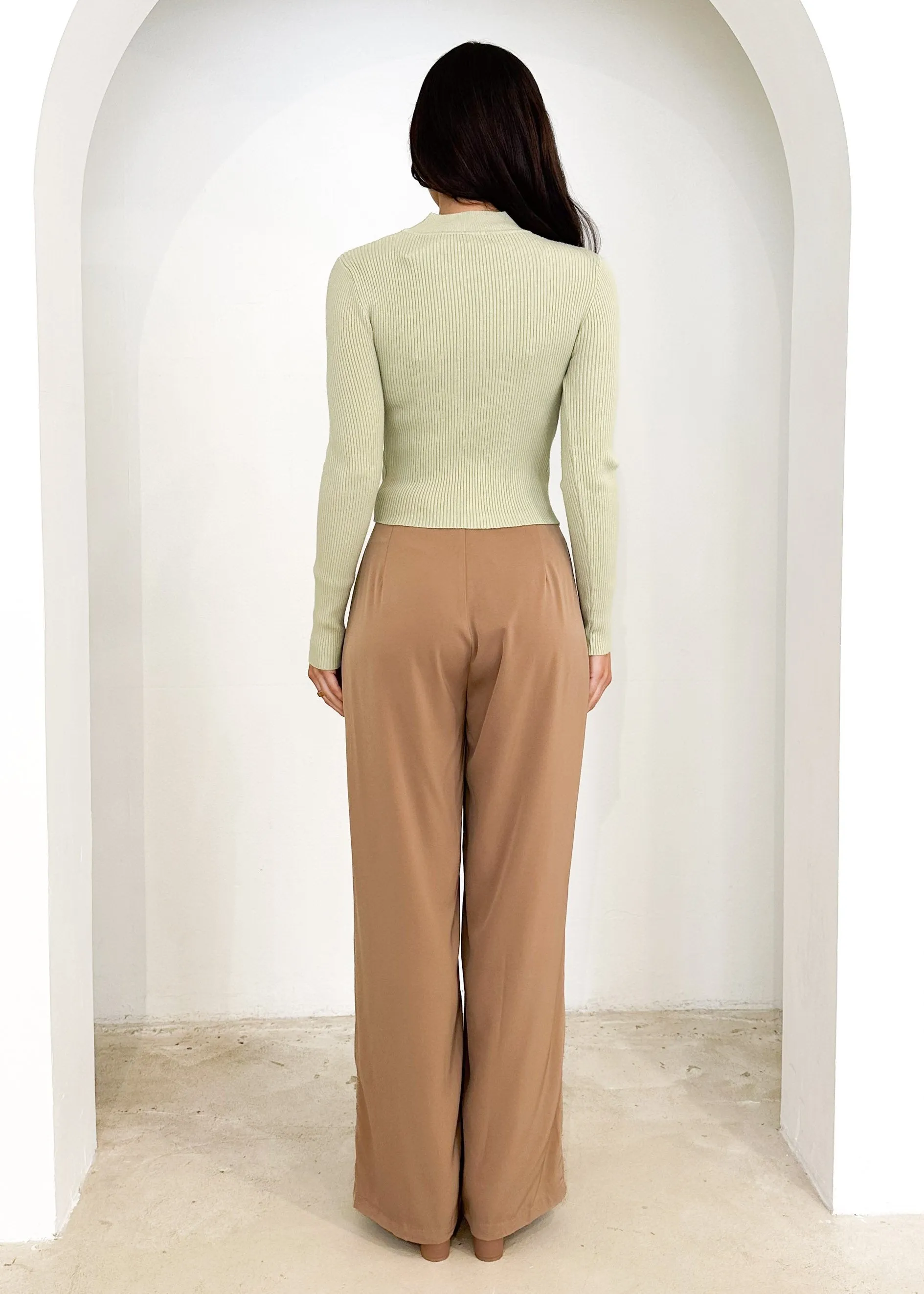 Oskoe Knit Top - Avocado sold by Gingham & Heels product image thumbnail 5