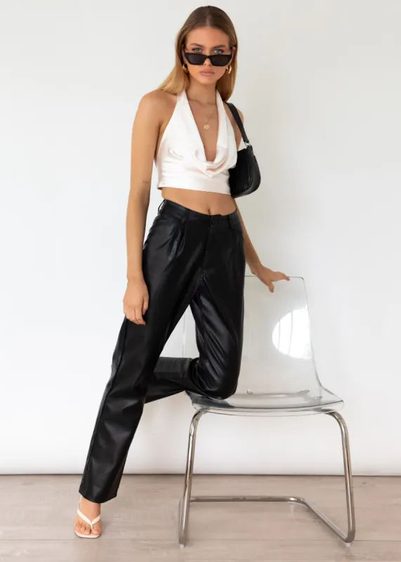 New Affection Halter Crop - Champagne sold by Gingham & Heels