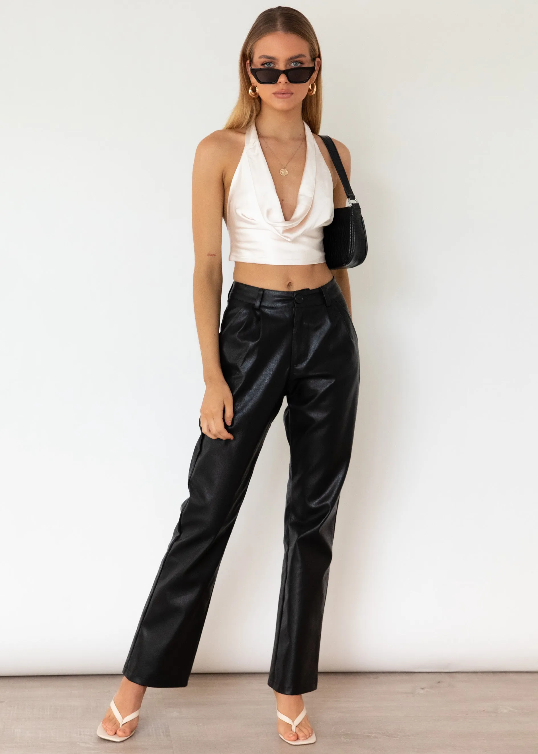 New Affection Halter Crop - Champagne sold by Gingham & Heels product image thumbnail 5