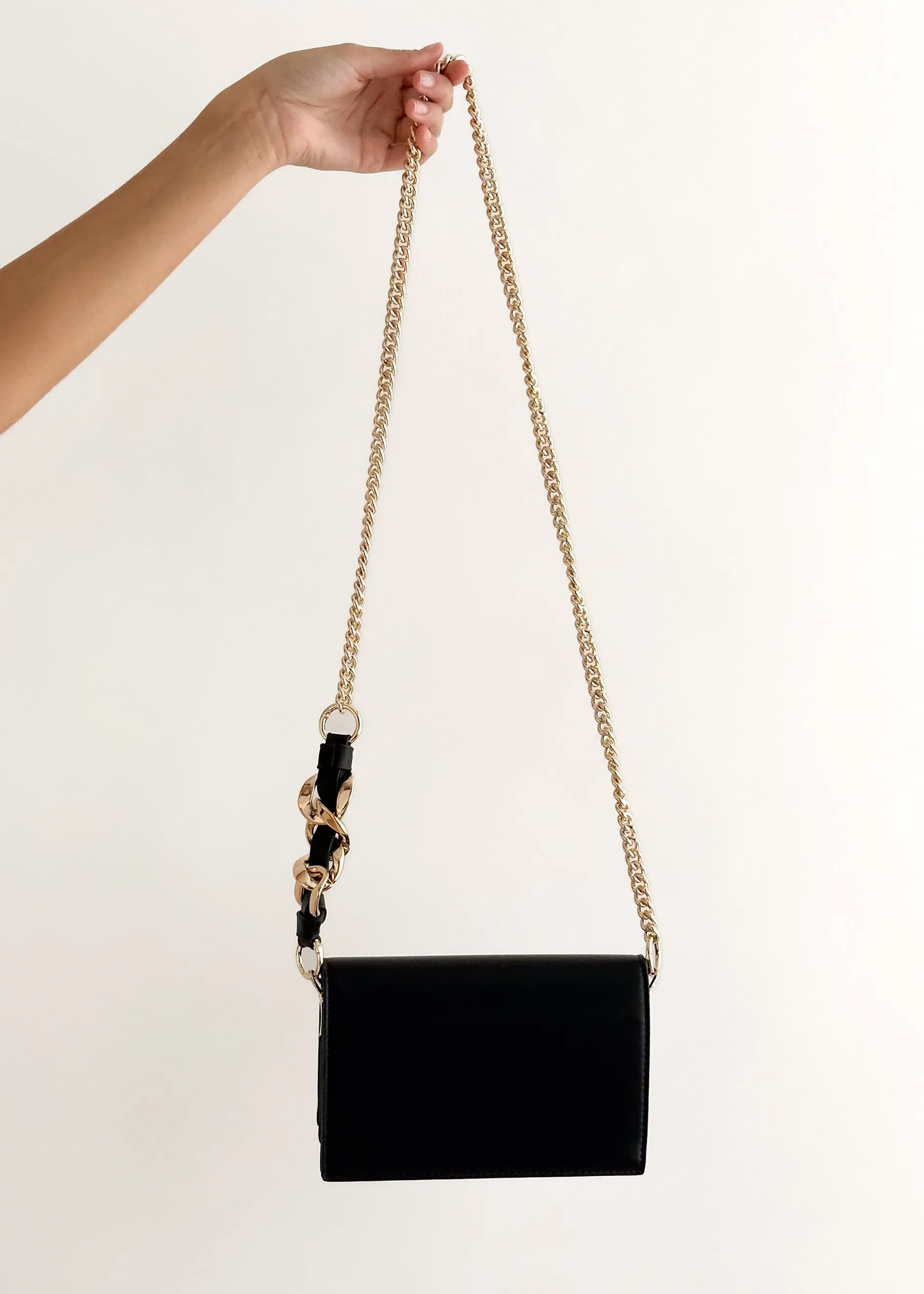 Dotty Crossbody Bag - Black sold by Gingham & Heels