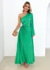 Amore One Shoulder Midi Dress - Jade sold by Gingham & Heels
