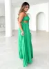 Amore One Shoulder Midi Dress - Jade sold by Gingham & Heels