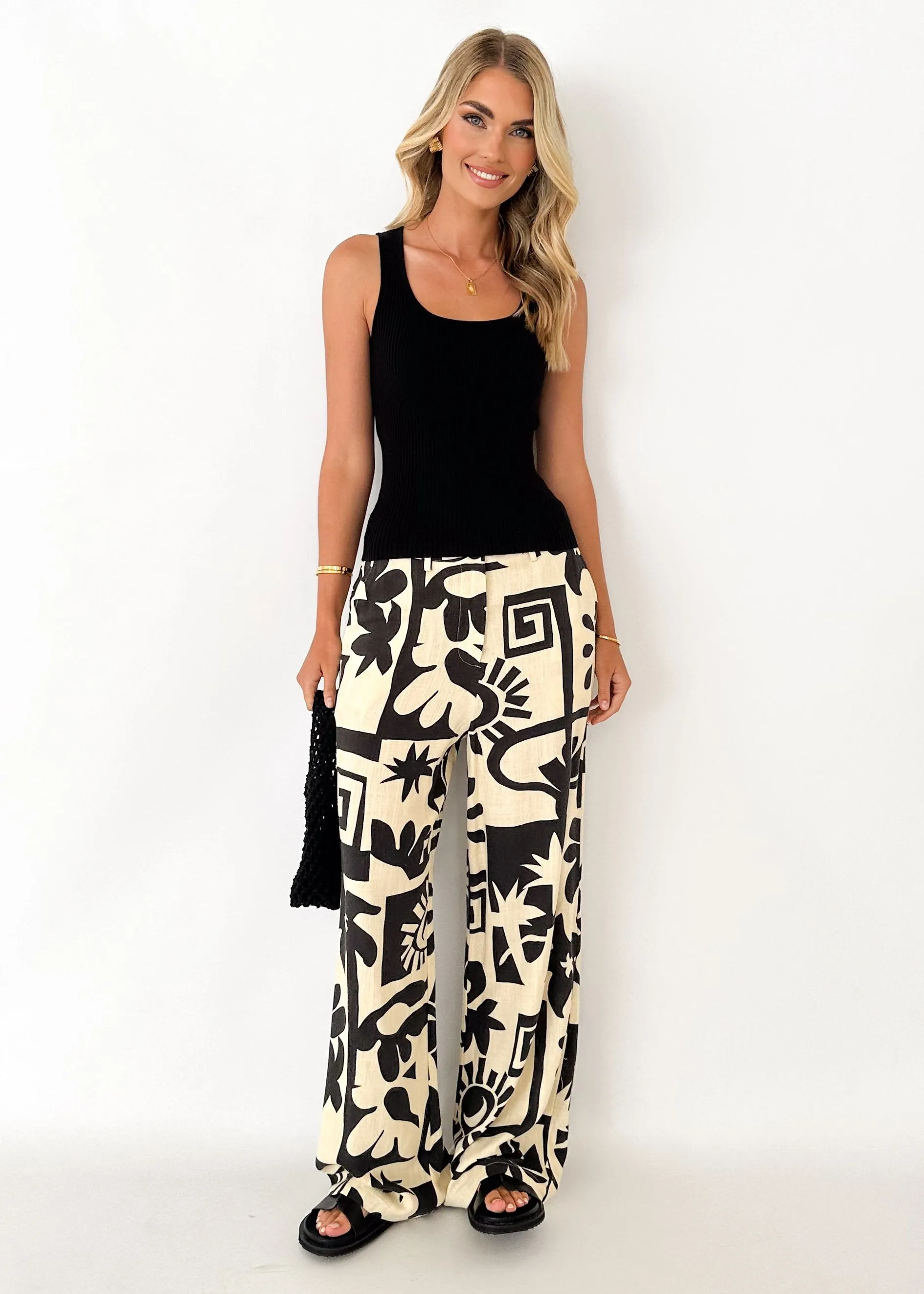 Dressla Knit Top - Black sold by Gingham & Heels product image thumbnail 3