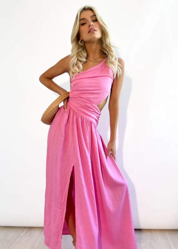 Vixxen Maxi Dress - Pink sold by Gingham & Heels