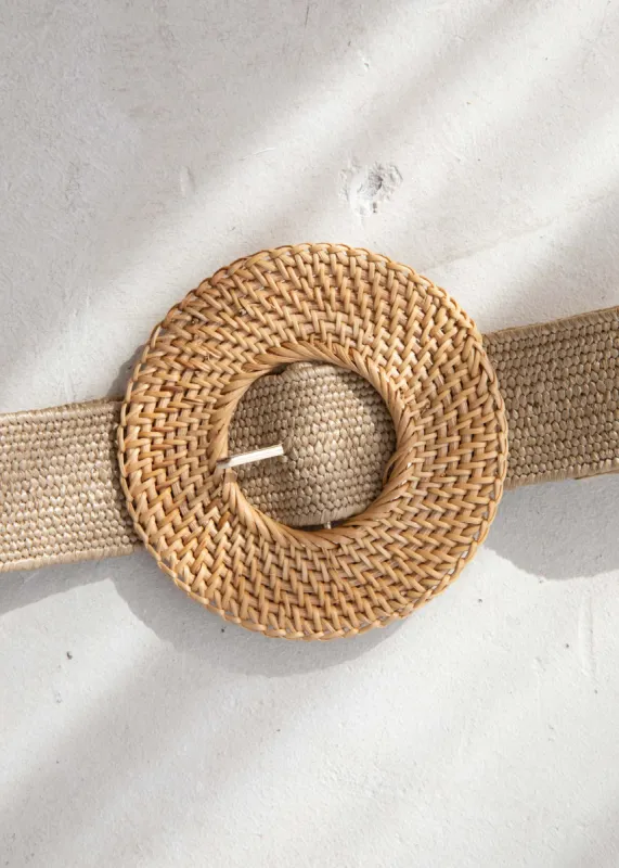 Boho Lover Belt - Natural sold by Gingham & Heels