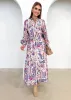 Daisyfield Maxi Dress - Violet Peacock sold by Gingham & Heels