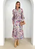 Daisyfield Maxi Dress - Violet Peacock sold by Gingham & Heels