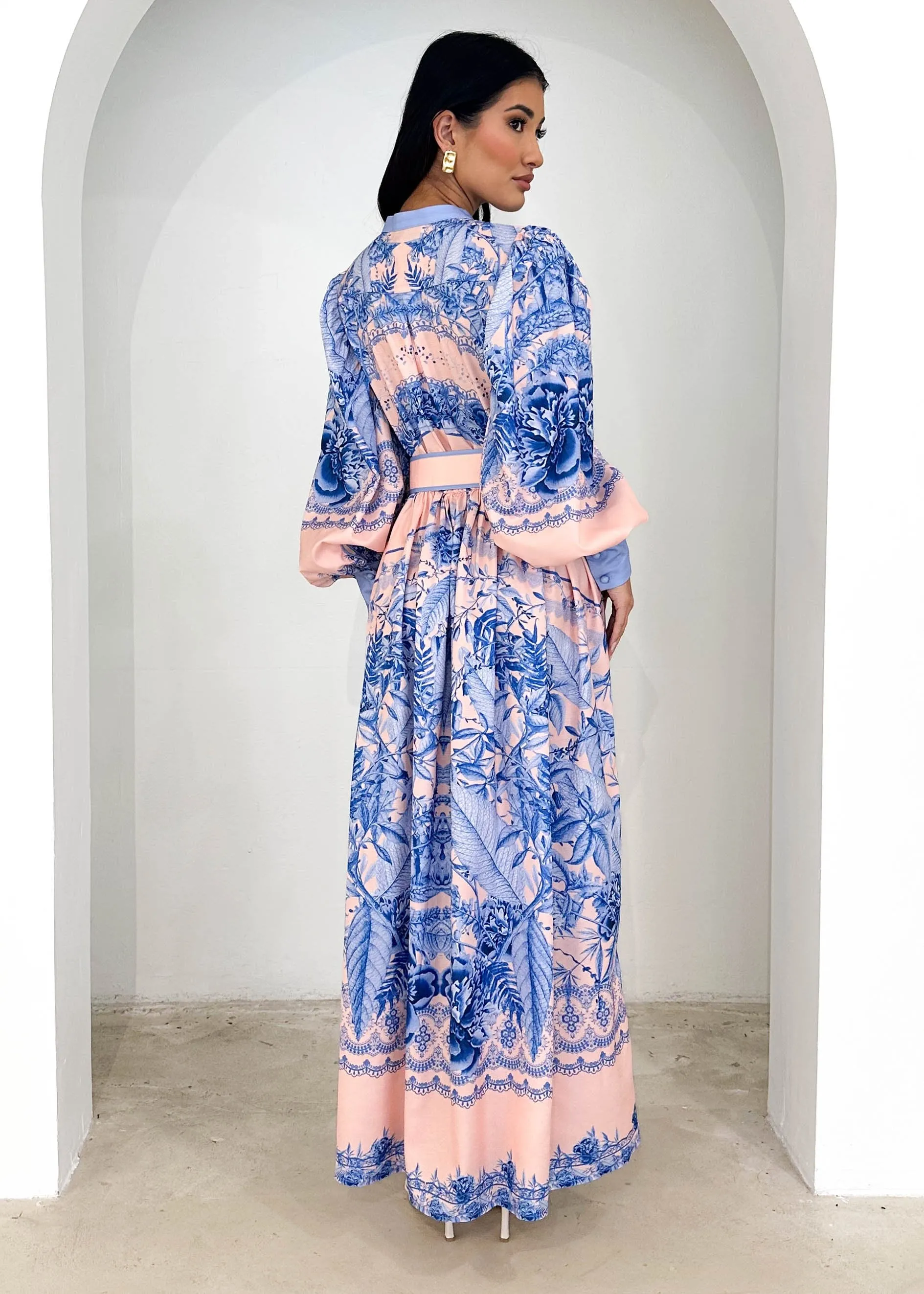 Solada Maxi Dress - Blue Floral sold by Gingham & Heels product image thumbnail 5