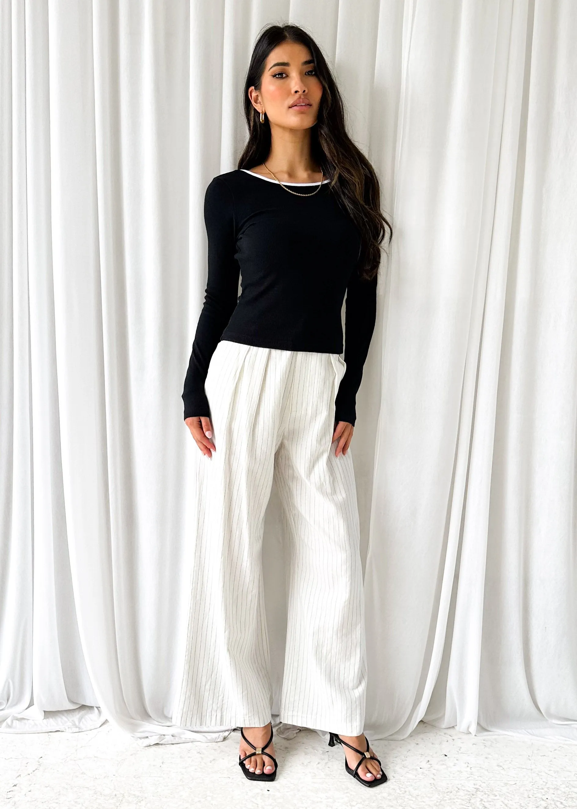 Kiarra Knit Top - Black sold by Gingham & Heels product image thumbnail 3