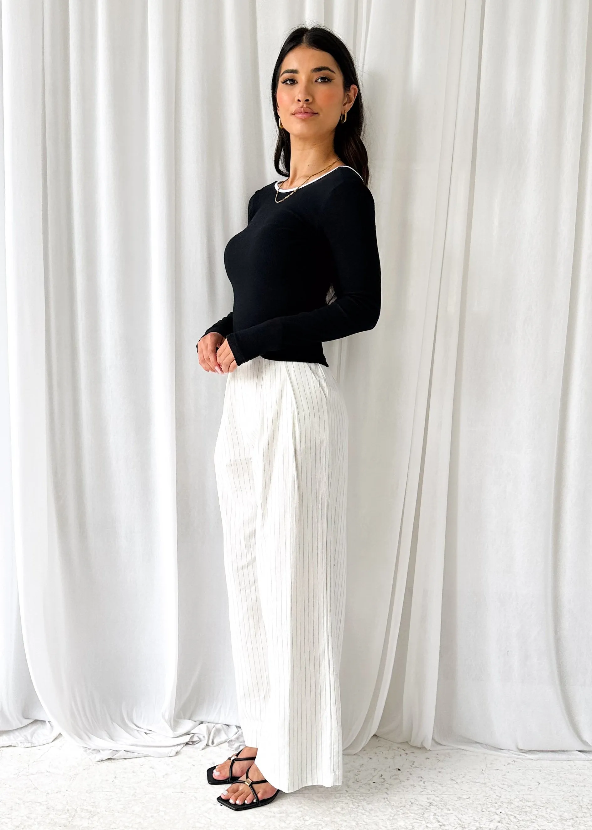 Kiarra Knit Top - Black sold by Gingham & Heels product image thumbnail 4