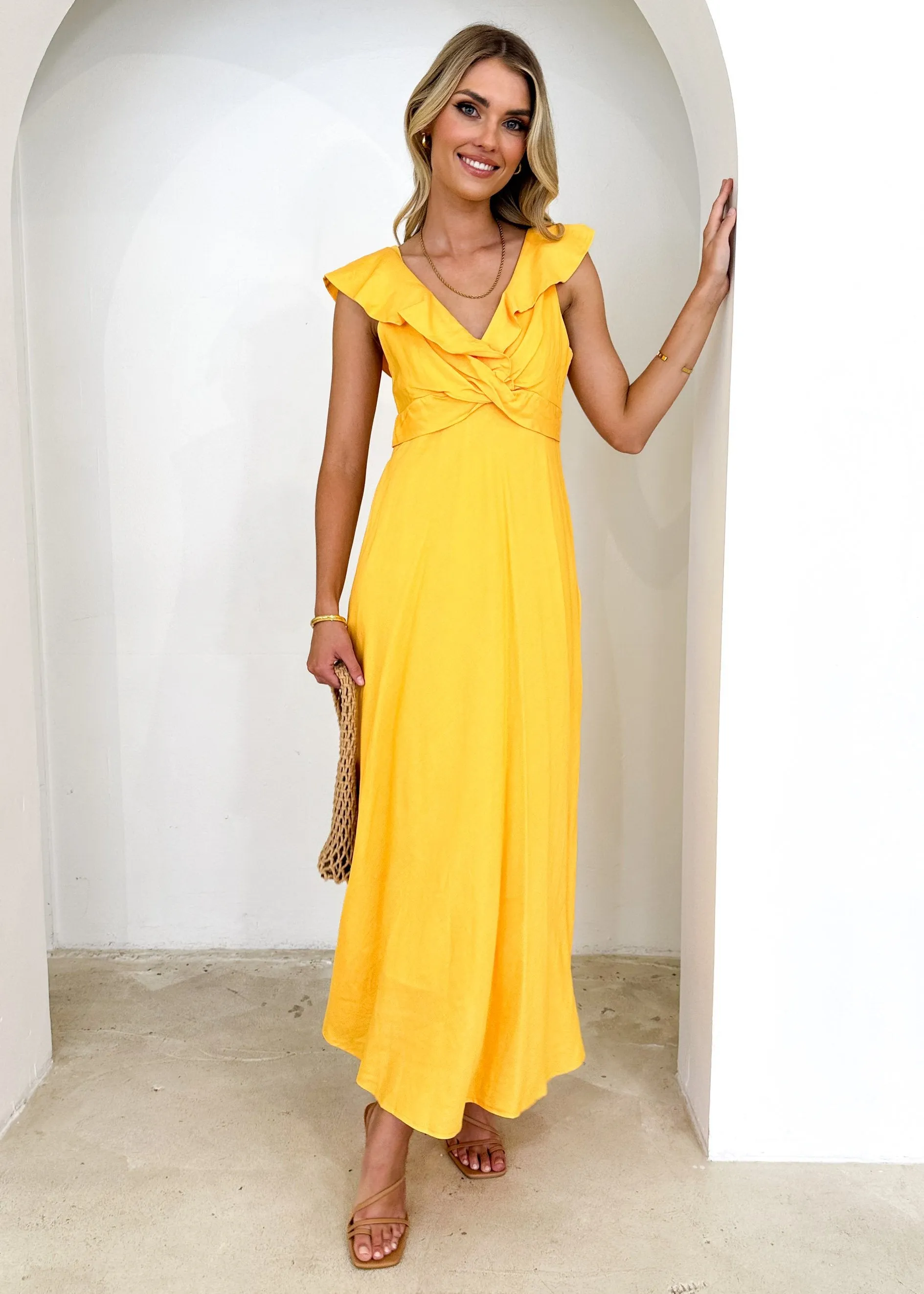 Vasserie Midi Dress - Mango sold by Gingham & Heels product image thumbnail 2