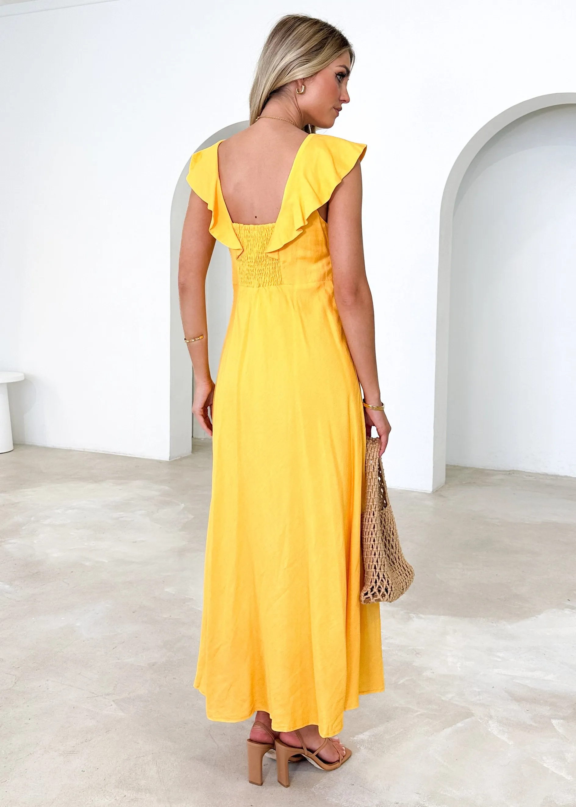 Vasserie Midi Dress - Mango sold by Gingham & Heels product image thumbnail 5