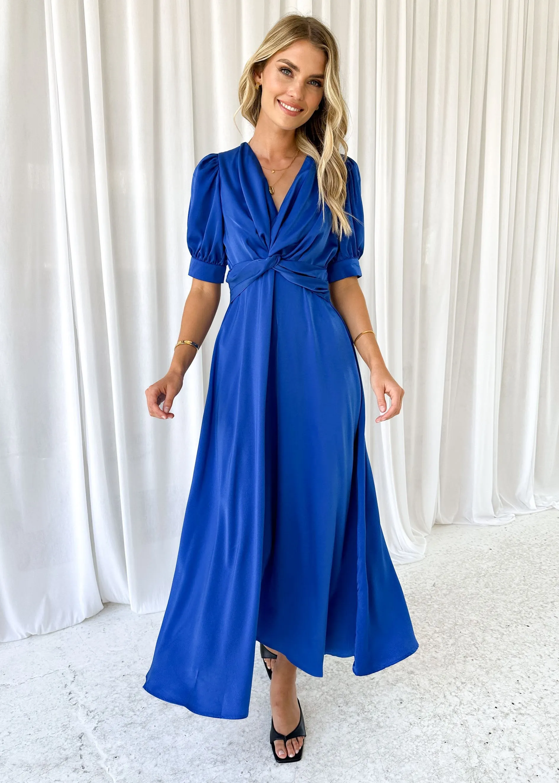 Taffetta Linen Midi Skirt - Black sold by Gingham & Heels product image thumbnail 5