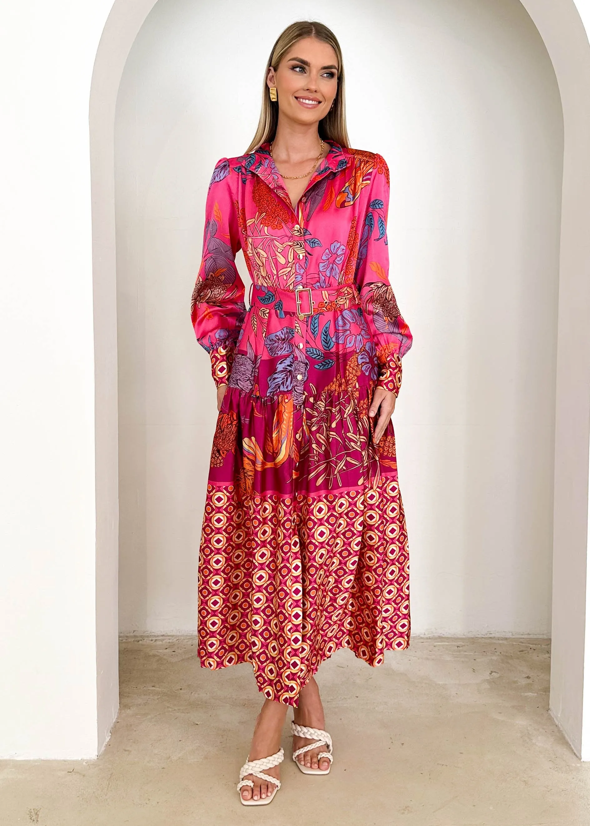 Naira Maxi Dress - Pink Banksia sold by Gingham & Heels product image thumbnail 5