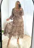 Brigette Maxi Dress - Peach Feather sold by Gingham & Heels