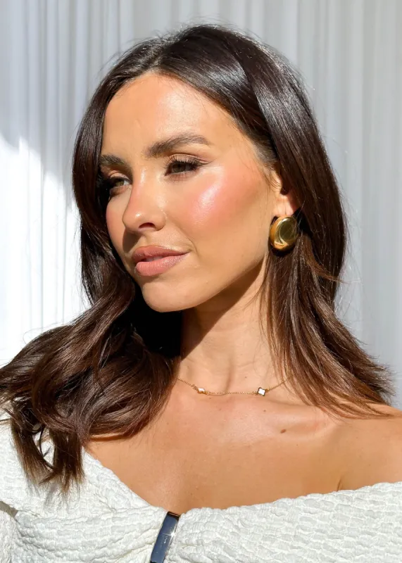 Inca Earrings - Gold made by Gingham & Heels