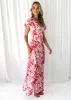 Chopra Maxi Dress - Pink Floral sold by Gingham & Heels