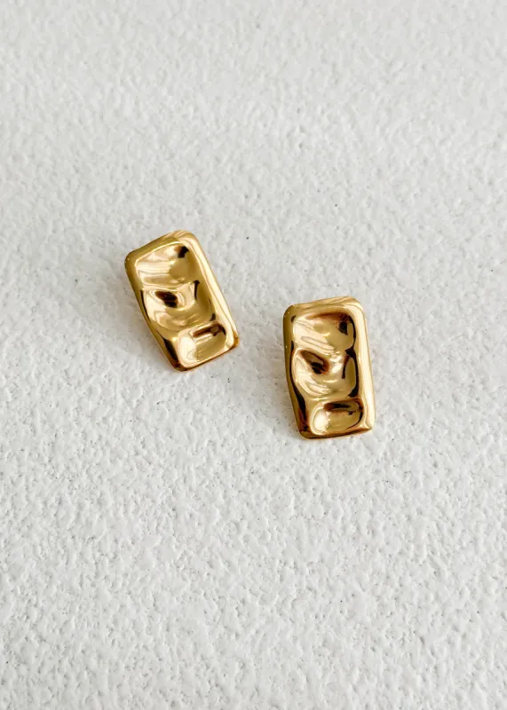 Kelsor Earrings - Gold sold by Gingham & Heels