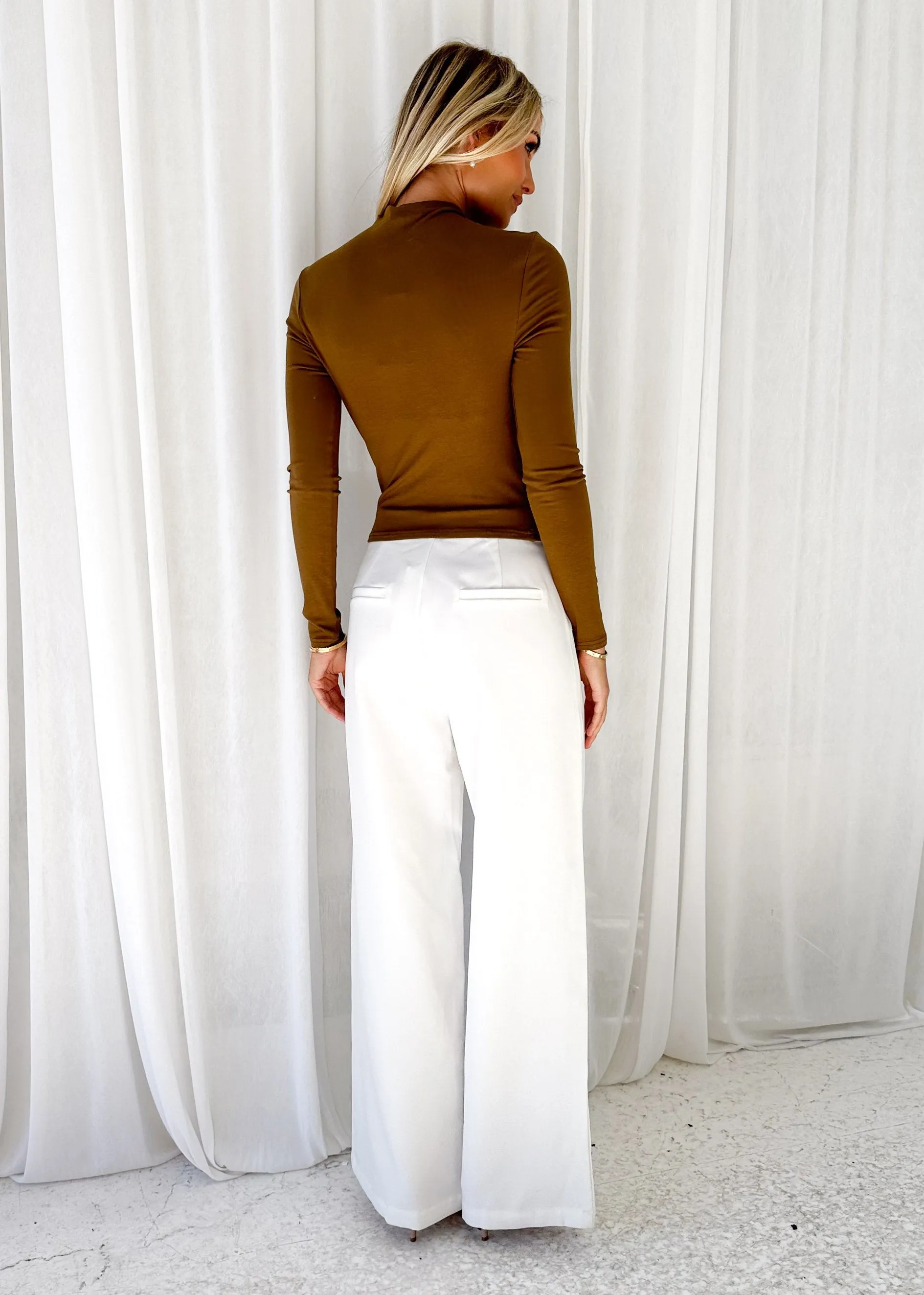 Lynley Knit Top - Olive sold by Gingham & Heels product image thumbnail 5