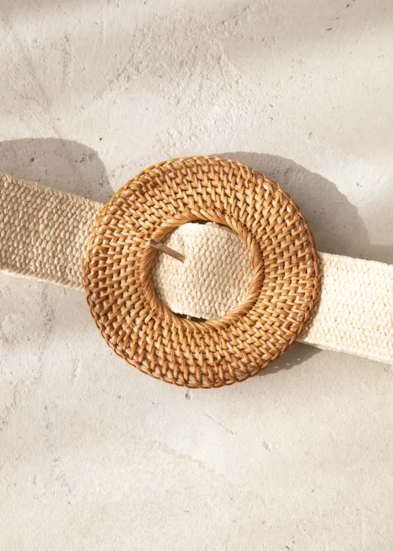 Boho Lover Belt - Cream sold by Gingham & Heels