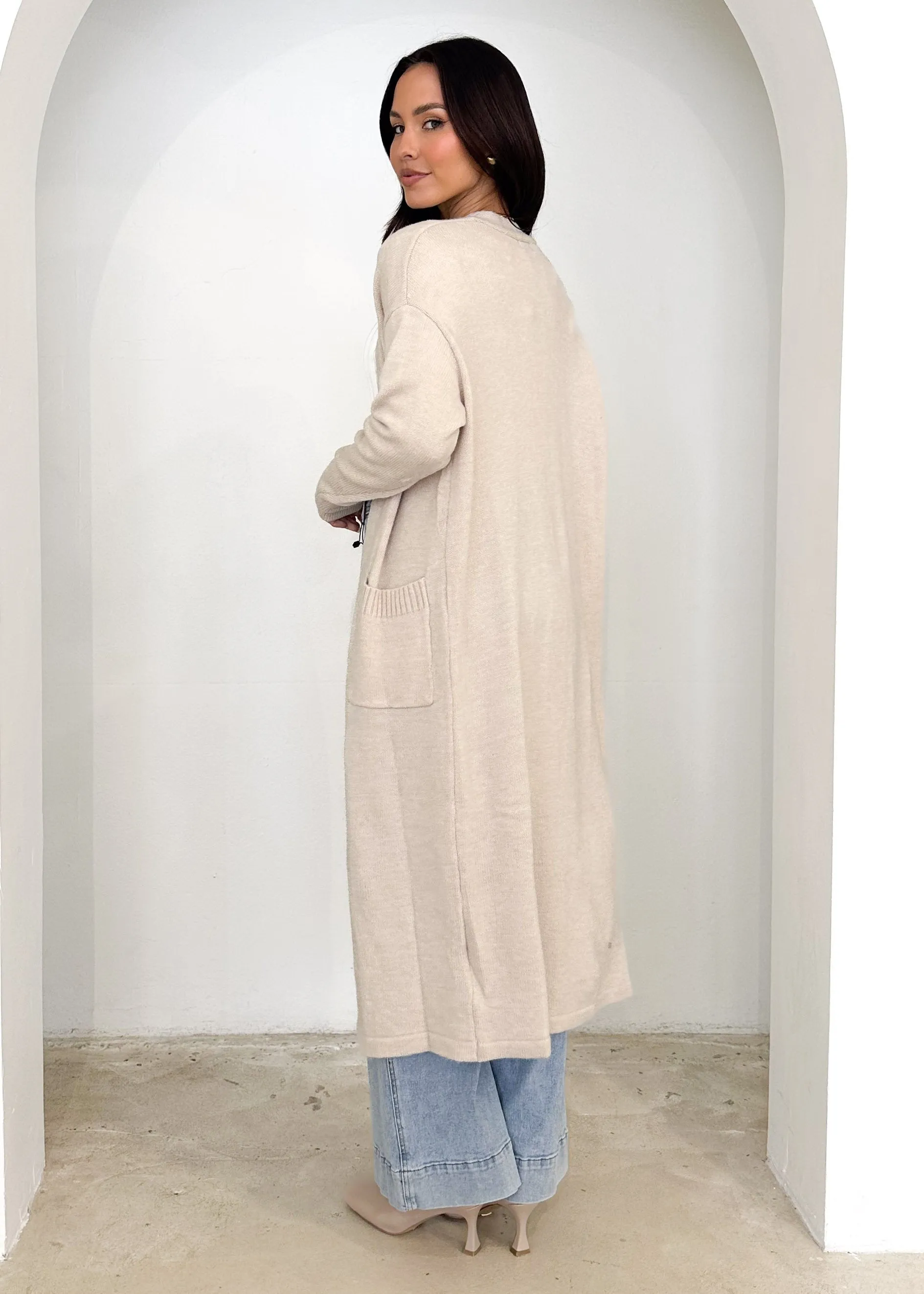 Riahra Cardigan - Beige sold by Gingham & Heels product image thumbnail 5