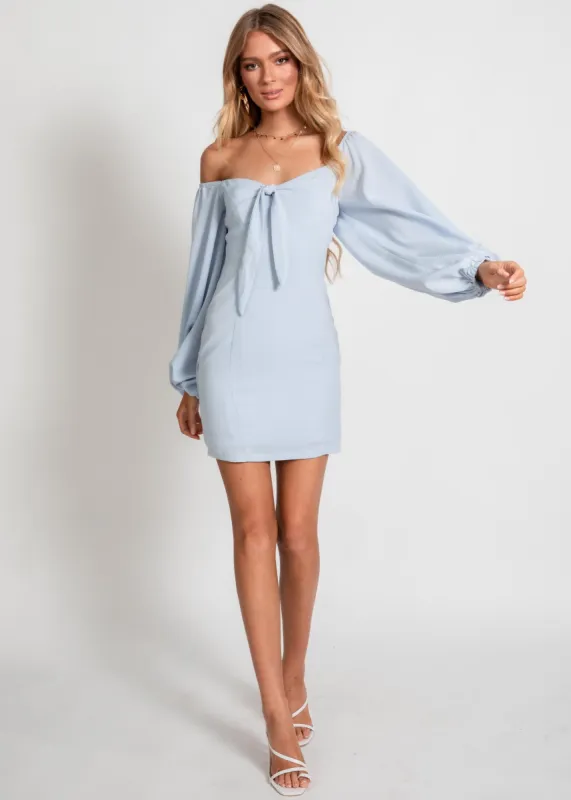 Innerbloom Dress - Pale Blue sold by Gingham & Heels