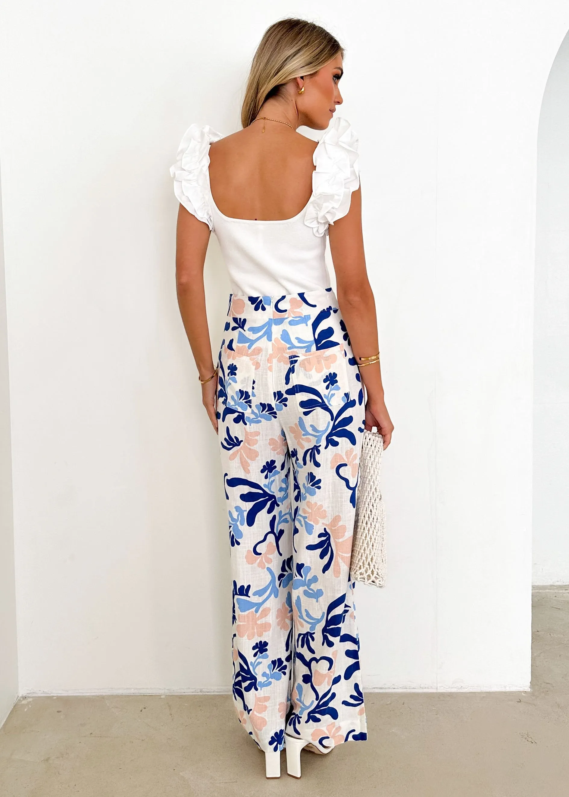 Zayso Pants - Livy Blue sold by Gingham & Heels product image thumbnail 5