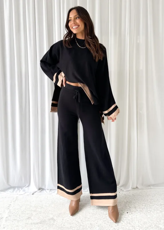 Jenner Sweater - Black sold by Gingham & Heels