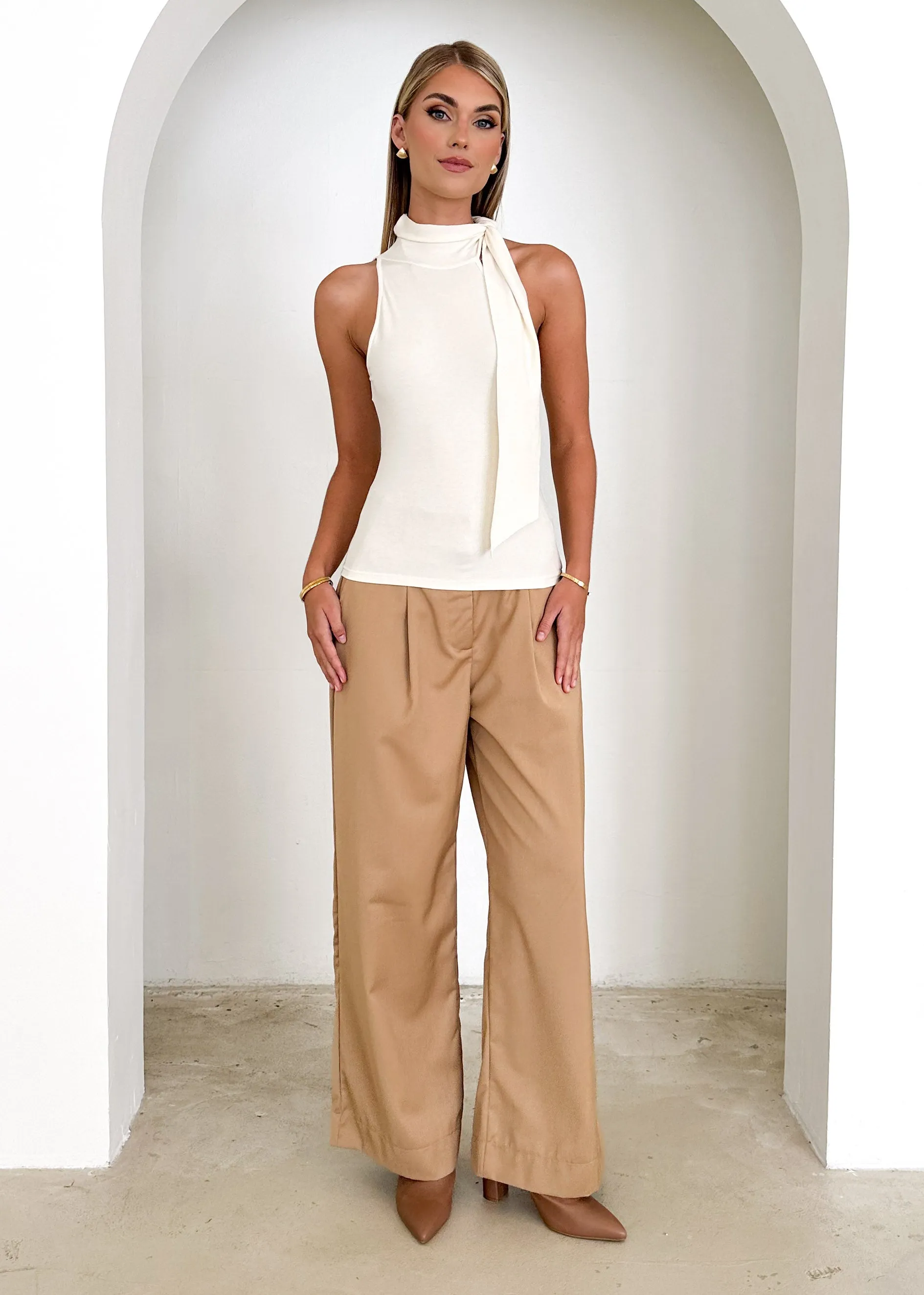 Callero Knit Top - Cream sold by Gingham & Heels product image thumbnail 4