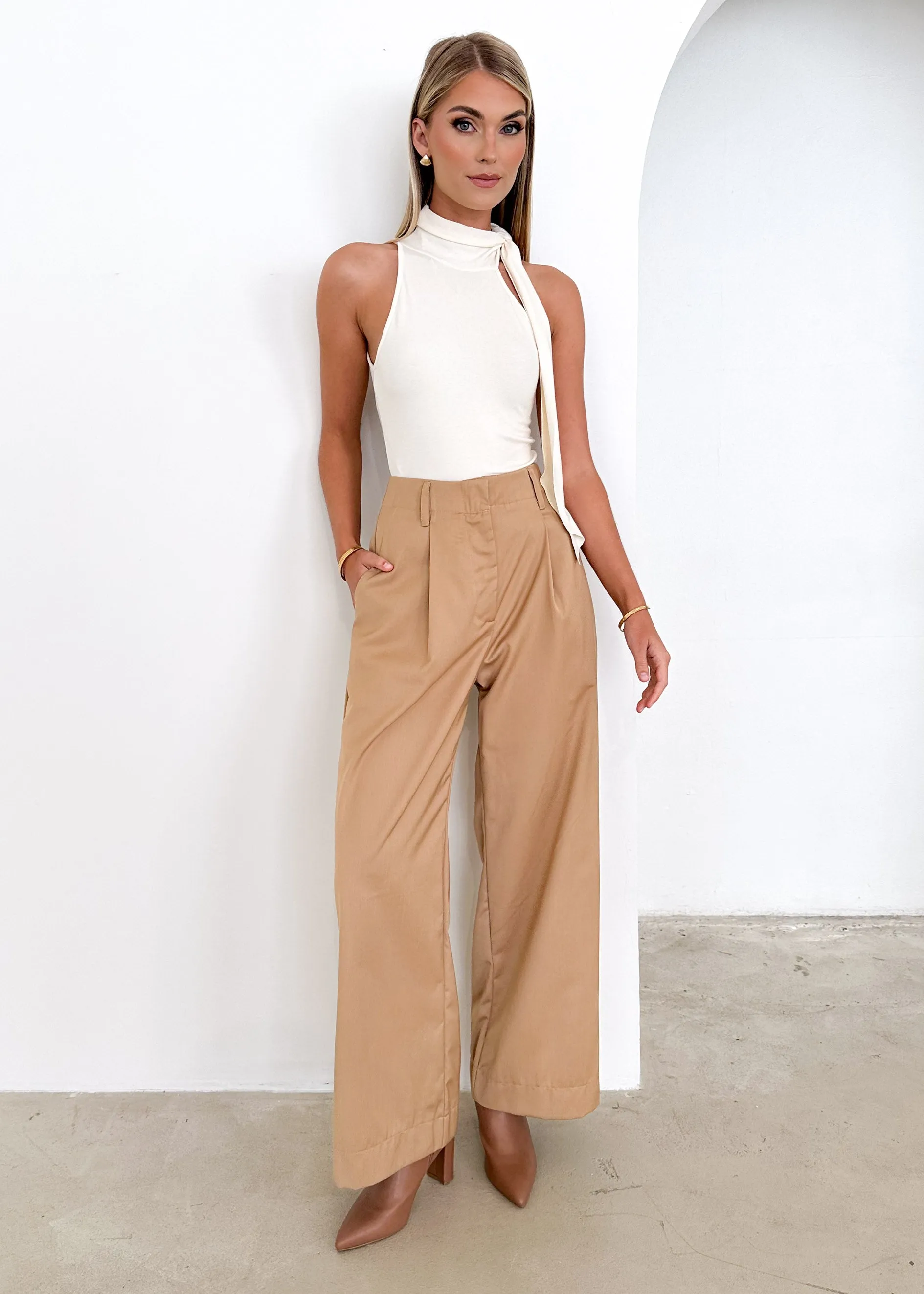 Callero Knit Top - Cream sold by Gingham & Heels product image thumbnail 2